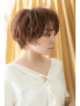 カバーヘア ブリス 戸田公園西口店(COVER HAIR bliss) レトロガーリーミニボブくせ毛ショートTb2戸田公園20代30代40代