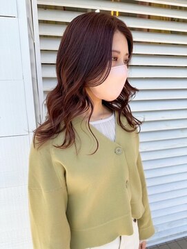 ユイマァル 岡山店(YUIMARL) ピンクカラー×韓国風レイヤー