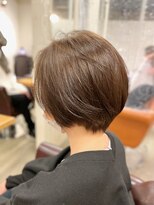 アンプリュス リアン(1+ Unplus lien)&nbsp;白髪ぼかしハイライトグレージュ前下がりショート/亀戸