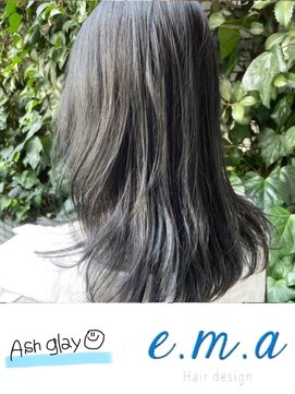 エマヘアデザイン(e.m.a Hair design) アッシュグレー