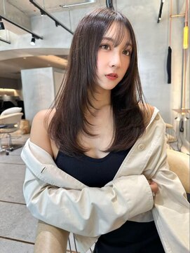 マシェリー バイ ロンド 金山(Ma cherie by Lond) 韓国風レイヤーカット/前髪カット/美髪エアリーロング髪質改善