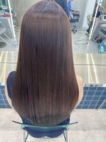 ロンドルーチェ 心斎橋(Lond luce)&nbsp;ダークアッシュ/ミディアムレイヤーカット［髪質改善/縮毛矯正］
