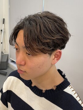 バース 梅田中崎町店(BIRTH) 韓国風ニュアンスパーマ／センターパート