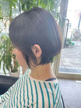 シェル 吉祥寺(shell) グレージュカラー/ボブウルフ/黒髪/ココアベージュ