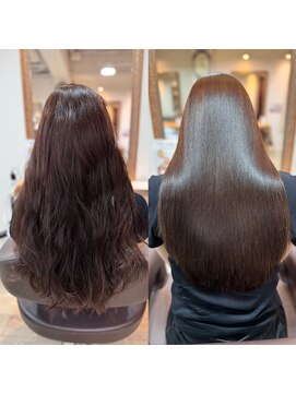 エレム 心斎橋(elem.) 最高級髪質改善[縮毛矯正]＋カット＋カラー