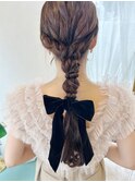 お呼ばれヘアセット