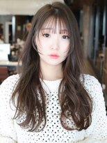 アフロート ギンザ(AFLOAT GINZA)&nbsp;イメチェンくびれレイヤーカット小顔前髪オリーブカラー