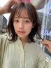 カット＋選べる透明感カラー（アディクシー/イルミナ）￥7200～￥8200