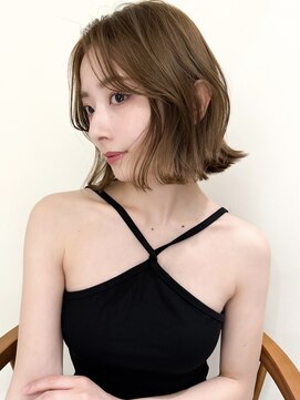 ジルブラン(JIL BLAN) 表参道ボブショートボブレイヤーボブグレージュハイライト白髪