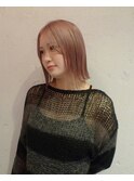 ハイトーンボブぱっつん前髪ボブミニボブ切りっぱなしボブ