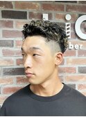 オールバックショート