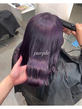 ヘアーメイクチック(HAIR MAKE CHiC) purple