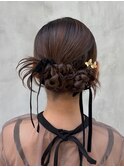 【人気！】カチモリヘア 結婚式 お呼ばれ まとめ髪 ヘアアレンジ