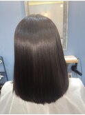 髪質改善ストレートで朝の時短