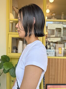 ヒントステーション(HINTSTATION) 〈浅草 半個室〉外はねラインボブ