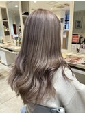 全体ブリーチ×ホワイトベージュ