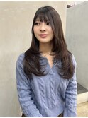 ロングレイヤー_酸性縮毛矯正_艶髪