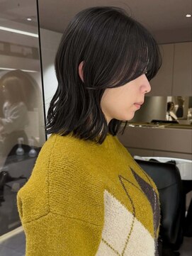 メゾンマイル 恵比寿(maison mile) オリーブグレージュ/透明感カラー/レイヤーカット/恵比寿駅