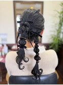 結婚式お呼ばれヘアー
