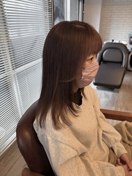 ラニ ヘアーアイラッシュ(lani hair eyelash) ピンクベージュ×ツヤロング