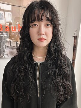 カルテ(QUARTE) ハードパーマ　ルームウェアパーマ　ロング