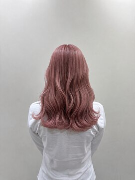 アン(Hair make un) ピンクベージュ/ピンク/コーラルピンク