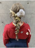 【 着付け 】卒業式袴着付け+ヘアセット