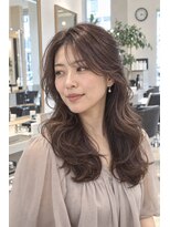 ネイヴスヘアー 香椎照葉店(Neivs Hair)&nbsp;顔周りレイヤーの大人女神ロング ウェーブヘア