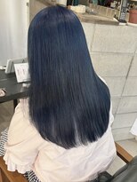イル(ill)&nbsp;ブルーカラー ブリーチ ダブルカラー ロング 大須