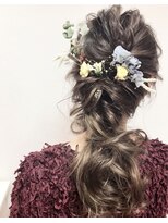 ヘアセットサロン プティ 神戸三宮(petit)&nbsp;ローポニースタイル☆