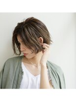 アピッシュ シーナ 海老名店(apish ciena)&nbsp;センターパートクラシカルボルドー☆佐藤光apish ciena海老名