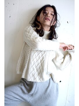 ミラバイグリーン(Mira by green) ヴェールウェーブ×黒髪くせ毛風【ジグザグバング】＃2