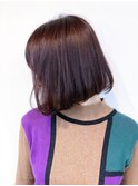 ワンカールボブ　ピンクバイオレット　[新宿三丁目]