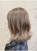 【西葛西＆-HAIR】ミルクティーベージュボブ