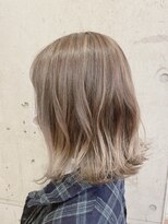 アンドヘアー 西葛西(&-HAIR)&nbsp;【西葛西＆-HAIR】ミルクティーベージュボブ
