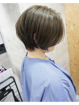ヘアテリア リュウ 大塚(hair teria ryu) マットグレージュ大人ショートヘア