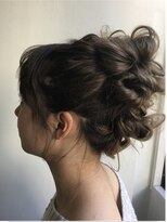 卒業式ヘアメイク　着物　ミディアム
