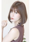 30代からの大人女性におすすめワンレンワンカールボブ　川口