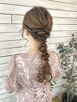 デコヘアー キートス(DECO HAIR kiitos) お呼ばれへア/結婚式/大人可愛い編みおろしアレンジ