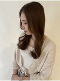 大人かわいいくびれ巻きヘア