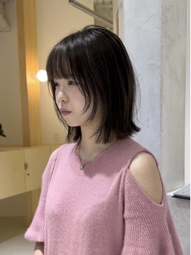 ニール 名古屋 伏見 丸の内(NEELU) 【Neelu_pon】顔周りレイヤーボブ