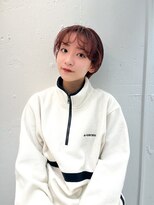 メモリーズ 銀座(Memories)&nbsp;前髪パーマとピンクベージュショート◎