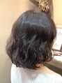 モンプルポ(momp repos) 朝楽なパーマスタイル。ボブに飽きたらパーマもたのしいですよ♪