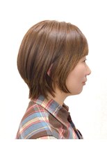 黄ぐまくん美容室 ショート レイヤー