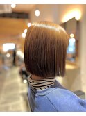 切りっぱなしボブ