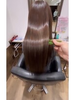 ハピネス クローバー 八木店(Happiness CLOVER) 髪質改善カラー グレージュカラー 艶髪 レイヤーロング