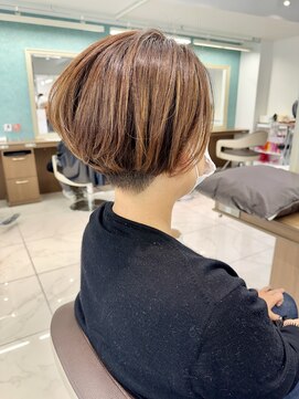 アッシュ 下北沢店(Ash) 大人ハイライト刈り上げハンサム