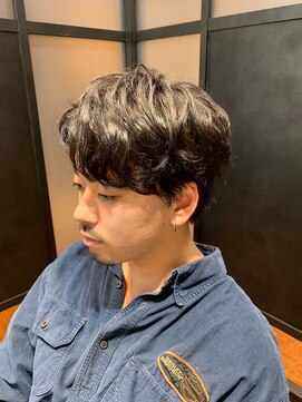 ナンバー リコ 名駅 ジャム 名古屋(N° rico JAM) メンズパーマ　ニュアンスパーマ　大人メンズカジュアル