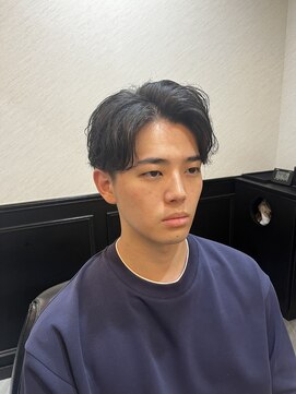 プラウド(PROUD) リバースパーマ/センターパート/田町/メンズカット/理容室/