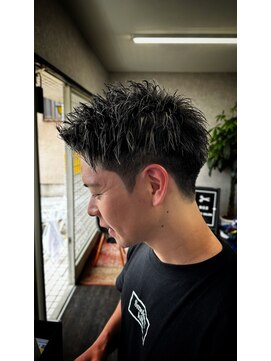 ノックス(N.O.X) #メンズカット ハイライト 短髪